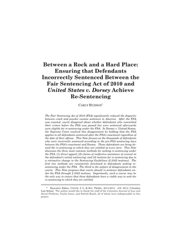 Ensuring That Defendants Incorrectly Sentenced Between the Fair Sentencing Act of 2010 and United States V