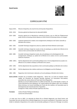 Curriculum Vitae