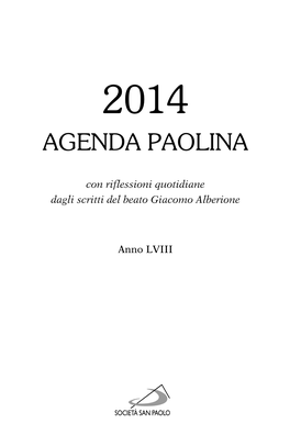 Agenda Paolina