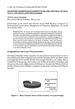 Geographical and Land Characteristics