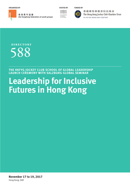 Leadership for Inclusive Futures in Hong Kong