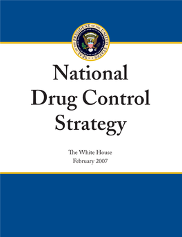 National Drug Control Strategy