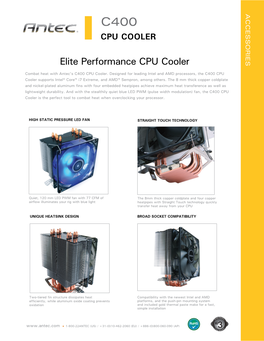 Elite Performance CPU Cooler
