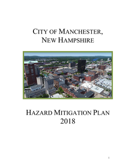 Manchester Hazard Mitigation Plan 2018