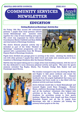 Community Services Newsletter