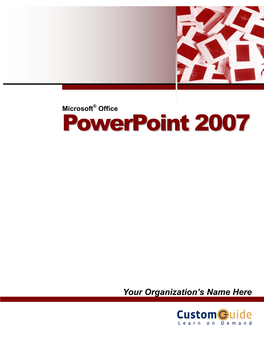 Microsoft® Office Ppoowweerrppooiinntt 22000077