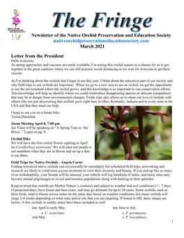 NOPES Newsletter March 21C Email