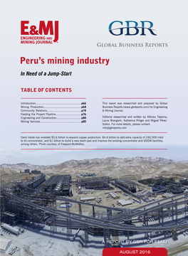 Peru's Mining Industry