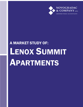 A Market Study Of: Lenox Summit