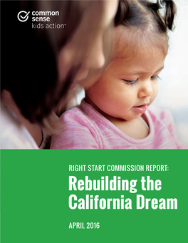 Rebuilding the California Dream
