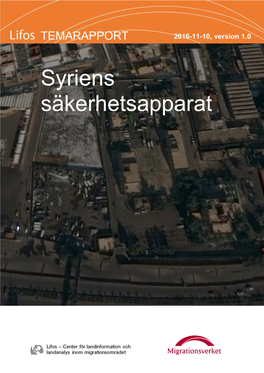 Syriens Säkerhetsapparat