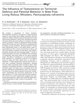 Living Rufous Whistlers, Pachycephala Rufiventris