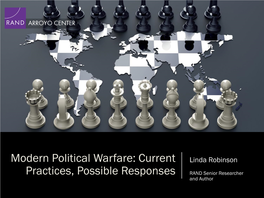 Modern Political Warfare: Current Practices, Possible Responses