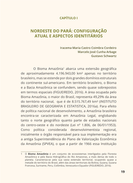 Nordeste Do Pará: Configuração Atual E Aspectos Identitários