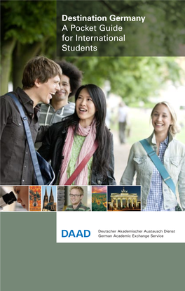 Destination Germany a Pocket Guide for International Students