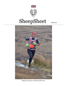 Sheepsheet May 2013