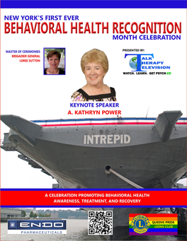 Behavioral Health Recognition Month Celebration