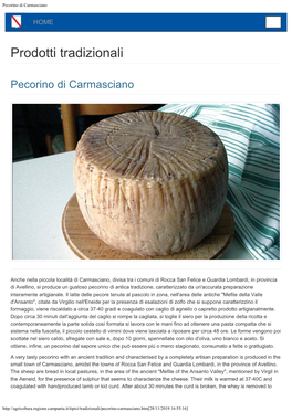 Pecorino Di Carmasciano