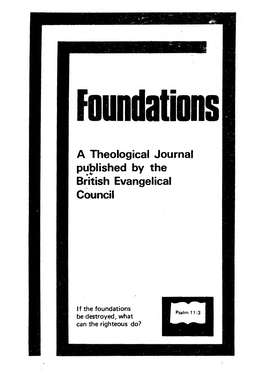 A. Theological Journal Published by the British Evangelical