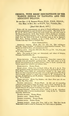 Papers and Proceedings of the Royal Society of Tasmania