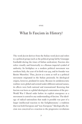 What Is Fascism in History?