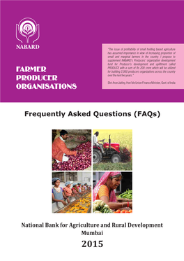 Farmer Producer Organisations (Fpos)