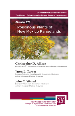 Poisonous Plants of New Mexico Rangelands