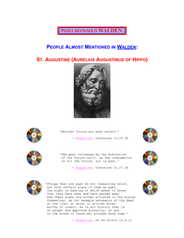 Augustine (Aurelius Augustinus of Hippo)