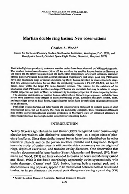 Martian Double Ring Basins: New Observations