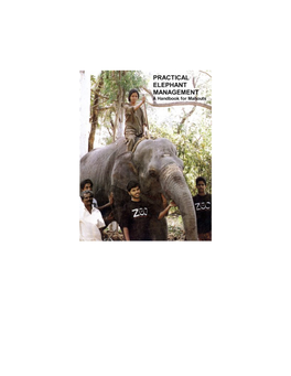 Practical Elephant Management – a Handbook for Mahouts (India)