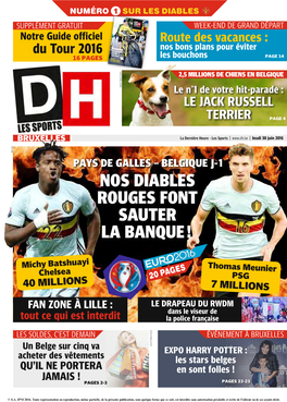 Ronaldo: Jordan Lukaku Duel De Stars Pense Être L’Arme Anti-Bale PAGES 16-17 PAGE 7