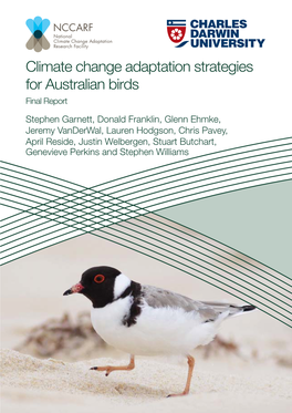 Climate Change Adaptation Strategies for Australian Birds
