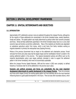 Spatial Development Framework