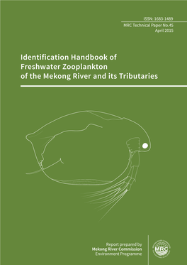 Identification Handbook of Freshwater Zooplankton of the Mekong River and Its Tributaries