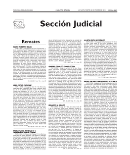 Sección Judicial