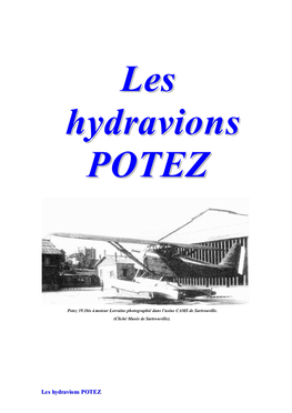 Les Hydravions POTEZ