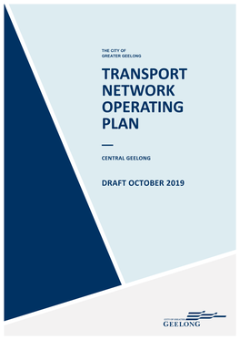 Transport Network Operating Plan