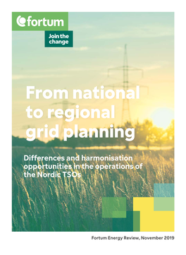 From National to Regional Grid Planning