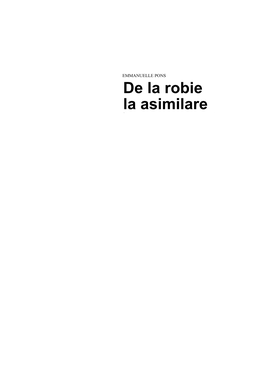 De La Robie La Asimilare