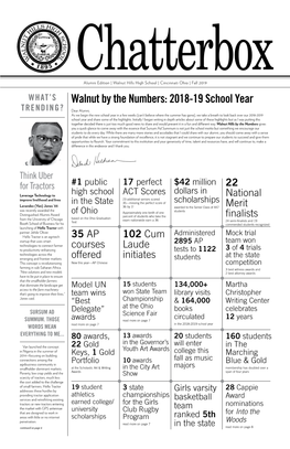 Walnut by the Numbers: 2018-19 School Year