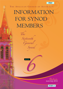 Information for Synod Members