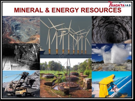 Minerals and Distribution