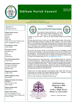 121St Annual Parish Assembly