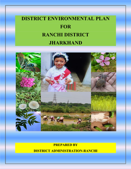 District Environmental Plan for Ranchi District Jharkhand