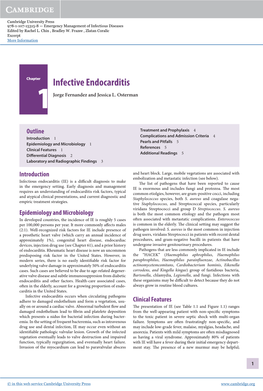 Infective Endocarditis 1 Jorge Fernandez and Jessica L