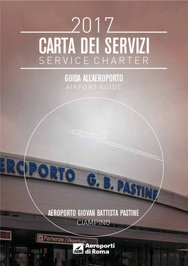Carta Dei Servizi Service Charter Guida All’Aeroporto Airport Guide