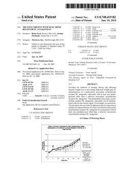 (12) United States Patent (10) Patent No.: US 8,748,419 B2 Seed Et Al