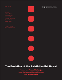 The Evolution of the Salafi-Jihadist Threat Current and Future Challenges from the Islamic State, Al-Qaeda, and Other Groups NOV