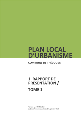 Plan Local D'urbanisme