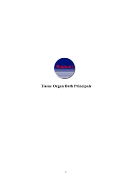 Tissue Organ Bath Principles